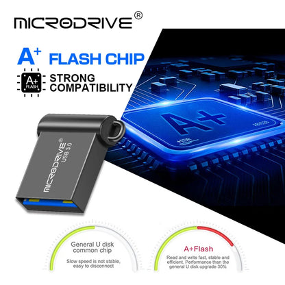 Super Mini Usb 3.0 Pendrive Metal 16GB 32GB USB Flash Drive 64G Pen Drive U Disk Flash Memory Stick Gift