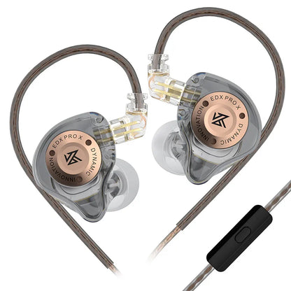 EDX PRO X Dynamic Drive Earphone HIFI Bass Music Earbud Sport Noise Cancelling Headset  EDXPROX ZSTX ZSN PRO ZAS EDA ZVX