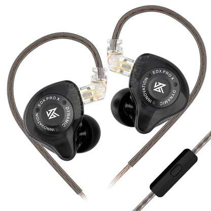 EDX PRO X Dynamic Drive Earphone HIFI Bass Music Earbud Sport Noise Cancelling Headset  EDXPROX ZSTX ZSN PRO ZAS EDA ZVX